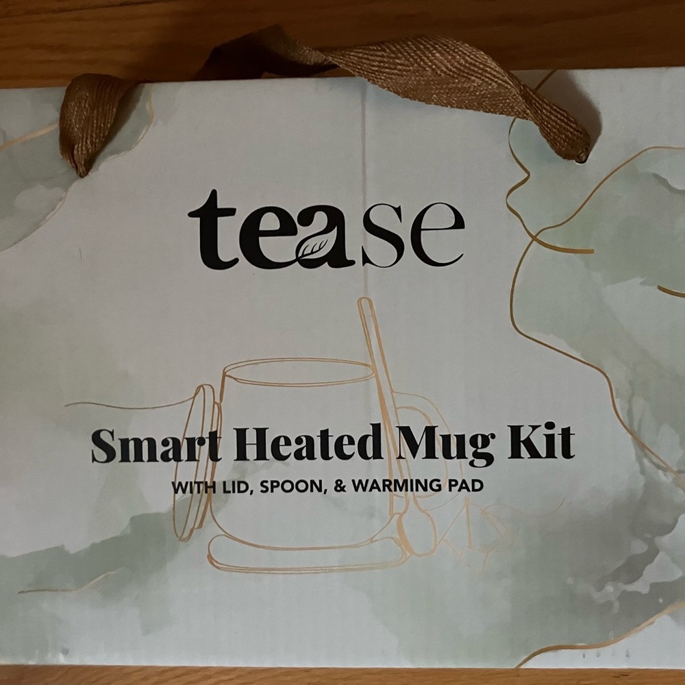 Tease Smart Heated Mug Kit - White